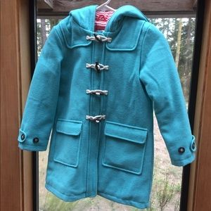 Mini Biden lined wool duffle coat